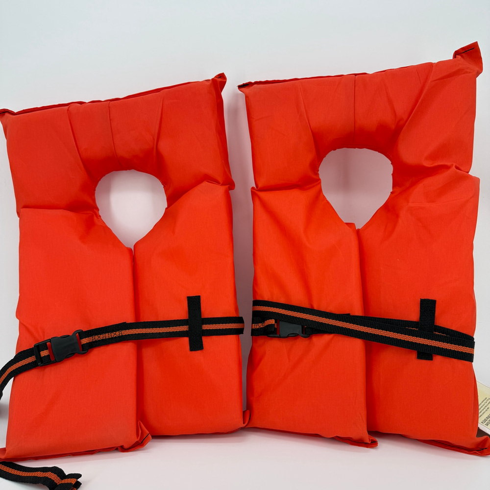 Think Safe Personal Flotation Device Near-Shore Buoyant Vest (Type II ) Set of 2